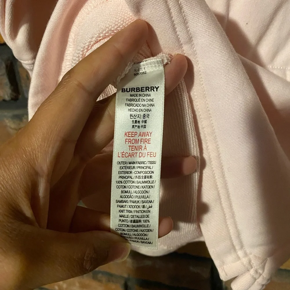 Burberry Blush Pink Logo Top - Picture 5 of 5